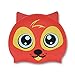 Swim Cap for Kids, [New Release] Leopard Kids' Silicone Swim Cap Animal Shaped for Boys and Girls Aged 3-12