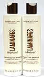 Sebastian Laminates Cellophanes Duo Set Shampoo & Conditioner for Brunettes, 8.5 Oz