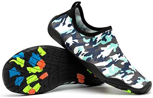 UBHOME Mens Water Shoes Barefoot Quick Dry Aqua Socks for Beach Swim Pool Boat