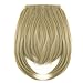 Qunlinta Clip in Bangs Hair Extensions One Piece in Fringe Bangs Hairpiece Synthetic Hair Accessories For Women Ash Blondethumb 1