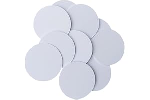 HECERE IC ISO14443A RFID PVC Coin Card Tag UID Changeable Sector0 Block0 Rewritable(Pack of 10)