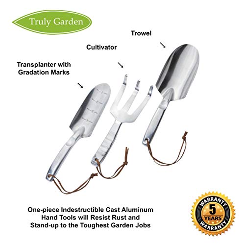 Truly Garden - 3 Piece Garden Tool Set
