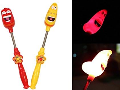Larva Cartoon Comedy swing Twinkle light yellow & red sticks set