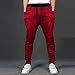 Leward Men's Casual Jogging Harem Pants