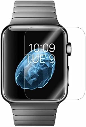 Apple Watch Screen Protector, Ponanic Anti-Bubble Ultra HD Full Coverage Screen Protector for Apple Watch 42mm – Clear 2-Pack