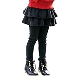 Tkria Little Girls Super Cute Tutu Leggings Kids Culottes Ruffle Pants Skirt