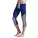 Funycell Men's Running Pants Capris Sports Tight Leggings