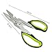 Heavy Duty Kitchen Scissors, Multi-Purpose Stainless Steel Shears Shears for Chicken, Poultry, Fish, Meat, Vegetables, Herbs, BBQ's and Bottle Can Opener by Youhome