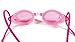 Resurge Sports Anti Fog Racing Swimming Goggles with Quick Adjust Bungee Strap (Pink)