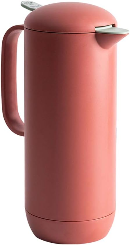 Amazon 保温卓上ポット 魔法瓶 卓上魔法びん 断熱ポット 真空断熱ポット 卓上 おしゃれ 保温ポット ピッチャー 保温 大容量 高い保温効力 真空断熱 家庭用 オフィス 赤 1l 保温卓上ポット オンライン通販