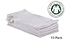 Flour Sack Kitchen Towels |Organic Cotton Blank Towel| Tea Towel Crafting Embroidery|Flat Thick Absorbent Quick Dry | Baking Bread Proofing Breathable Linen Cloth Cover Set of 10, 28 x 28 Inch, White