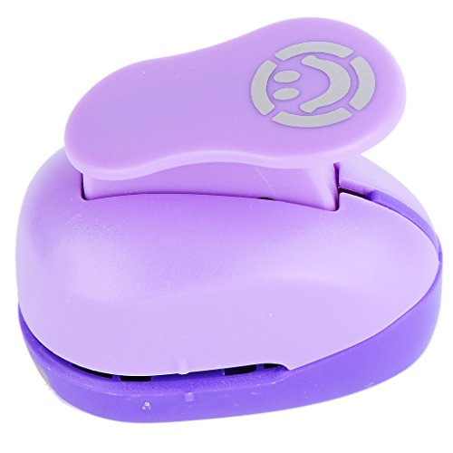 Paper Punch Hole Puncher -- (3 PACK Flowers Sun Happy Face) -- Personalized Paper Craft Punchers Shapes Set -- For Scrapbook Engraving Kids Artwork -- Greeting Card Making DIY Crafts