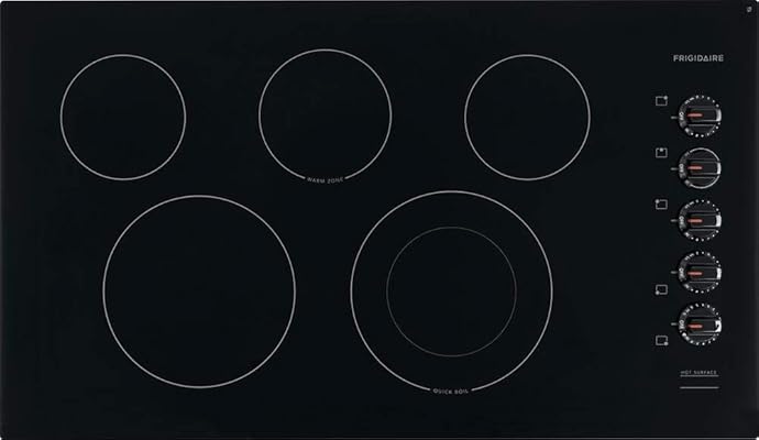 Frigidaire FFEC3625UB 36 Inch Electric Smoothtop Cooktop in Black