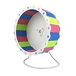 Petzilla Quiet Hamster Exercise Wheel, Sunflower Design (Multi-color,7.5")