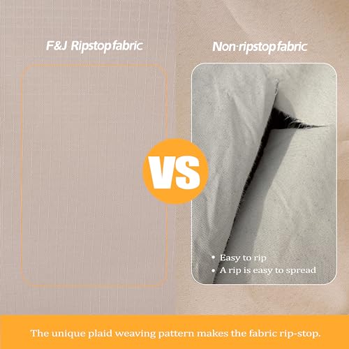 F&J Outdoors Garden Furniture Tear Resistant Waterproof Snow Protection Round Protective Cover for Garden Furniture Weather Resistant in Summer and Winter 213 x 70 cm
