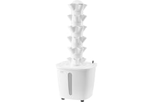 VEVOR Hydroponic Growing System, 30 Pods Vertical 6 Tiers Hydroponic Tower, Home Hydronic Garden with Water Pump & Timer, Water Circulation Plants Germination Kit for Indoor Herbs Fruits & Vegetables