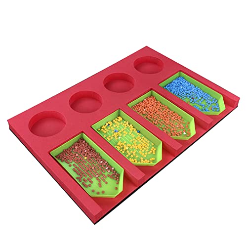 Diamond Painting Accessories Tray Organizer, MultiBoat Tray Holder for