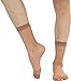 ToBeInStyle Women's Pack Of 6 Sheer Nylon Ankle To Mid-Calf Short Stockings - Dk Skin - One Size Regular