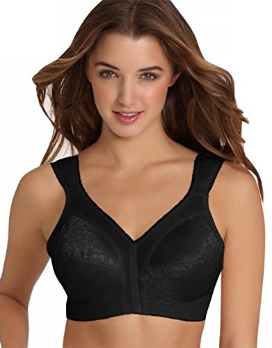 Playtex Women's Plus Size 18 Hour Original Comfort Strap Bra #4693, Black, 42 G