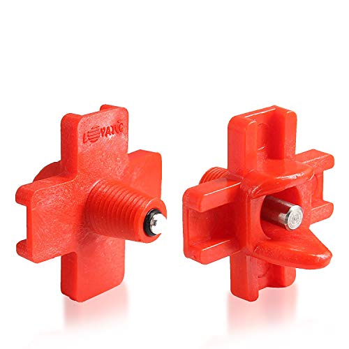LOVATIC Poultry Water Nipples - Chicken Nipple with Horizontal Side Mount - Chicken Water Drinker - Pack of 10