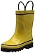 Western Chief Kids Waterproof Rubber Classic Rain Boot with Pull Handles, Yellow, 12 M US Little Kid