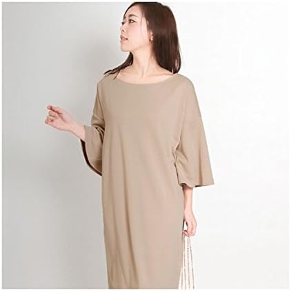 Amazon Co Jp マーサ Martha フレアスリーブポンチワンピース ベージュ F 服 ファッション小物