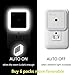 SYOSIN Plug in LED Night Light Lamp with Smart Sensor Dusk to Dawn, Automatic On/Off,Ideal Nightlight for Bedroom, Bathroom, Hallway, Stairs, Kitchen, Pantry (1 pcs)