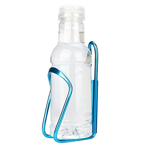 YALANK Bike Water Bottle Holder,Bicycle Water Bottle Cage Holder,Lightweight Bike Water Bottle Cages,Aluminum Alloy Cycling Water Bottle Rack Holder Cage for Cycling MTB Bike Road Bike,Blue