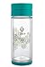 Libre Tea Durable Glass Infuser Bottle with Mesh Strainer for Loose Leaf, Matcha, Fruit Water and Coffee, Used Iced or Hot, Perfect for Travel, BPA-Free, 14 oz, Starburst Teal