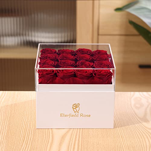 Eterfield Preserved Roses That Last a Year Eternal Rose in a Box Real