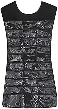 EXMART Vinyl Double Sided Little Black Dress Jewelry Organizers