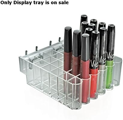 Lot of 2 Retail 36 Compartment Cosmetic Tray for Pegboard/Slatwall 5"Wx5"Dx2.5"H