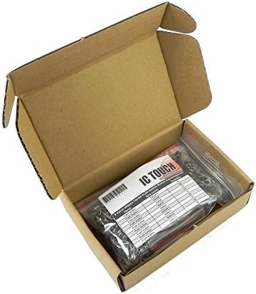 Ictouch 9value 450pcs Tactile Push Button Switch Momentary Tact Assortment Kit KIT0081