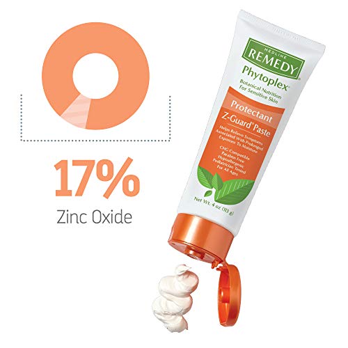 Medline Remedy Phytoplex ZGuard Skin Protectant Paste with Zinc Oxide