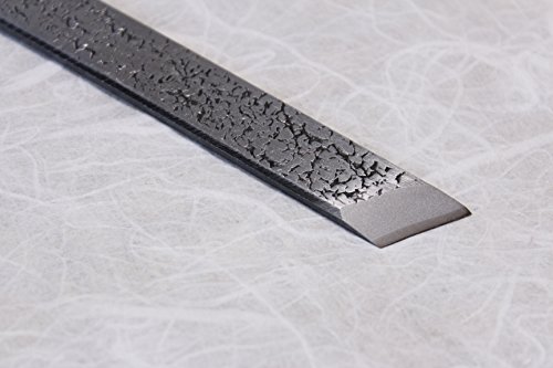 Kiridashi Shirabiki Knife Japanese Woodworking Fujiwara Yasuki White 2 Steel Blade Width 15mm - Thumbnail 2