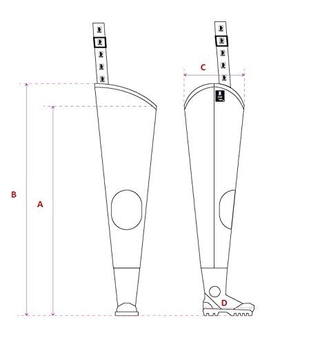 Pros/3kamido Bottes Cuissardes « Standard » De Qualité Pour Pêcheurs Professionnels, Noir