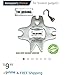 PREMIUM STAINLESS STEEL BBQ Grill Scraper - Safer Than A Wire Brush for Cleaning Your Barbecue Grate - Add This Bristle Free Barbeque Cleaner to Your Tailgating Accessories - Stocking Stuffer Ideas