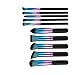 SMTSMT 10PCS Cosmetic Makeup Brush Brushes Set -Black