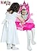 Kiddie Play Pretend Play Kids Vanity Table and Chair Beauty Play Set with Fashion Accessories for Girls
