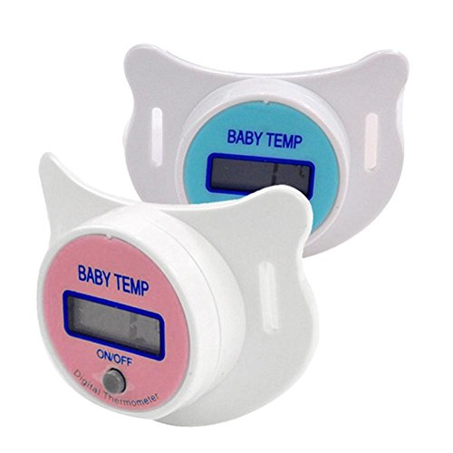 Infant Girls Nipple Thermometer Medical Silicone Pacifier Color Random