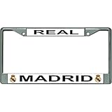 Real Madrid Chrome License Plate Frame