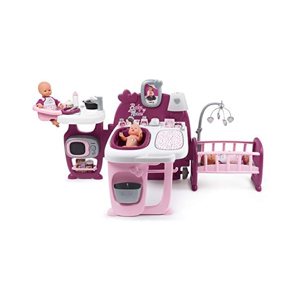 SMOBY Baby Krankenschwester Large Baby House - 3 Spielbereiche - 23 Zubeh�r