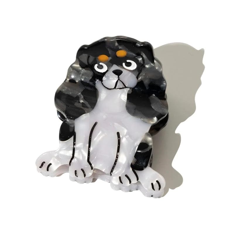 Nordstral Pekingese Dog Hair Clip Small 4.6 cm Hair Clips Women and Hair Clips Girls