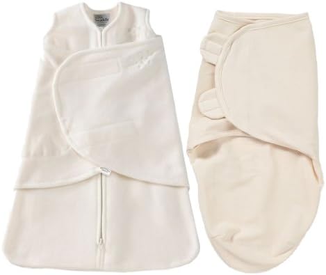 Summer Infant SwaddleMe &amp; HALO Sleepsack Swaddle Microfleece Set, Ivory