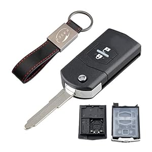 KASER Sleutel Shell Afstandsbediening voor Mazda 3 5 6 M6 RX8 MX5 CX5 Autosleutel Remote Key Fob Case 2 Knoppen met…