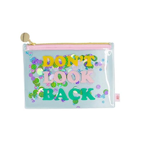 Don't Look Back - Glitter Pouch