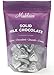 Madelaine Solid Premium Milk Chocolate Mini Hearts Wrapped In Italian Foil (Silver, 1 LB)