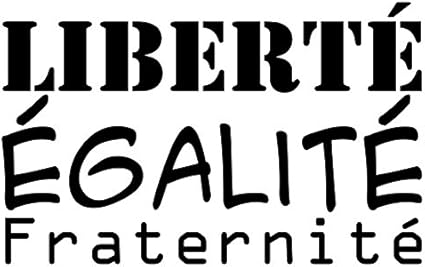 Stickhappy Sh0040 Noir 125x78 Stickers Citation Devise De La Republique Francaise Noir 125 X 78 X 0 1 Cm Amazon Fr Cuisine Maison