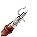 Yangoutool 7 in 1 Pro Adjustable Stitching Groover and Creasing Edge Beveler,Leathercraft Kits, Leather Carving Cutting Edge Tools,Wood & Steel Hand Tool