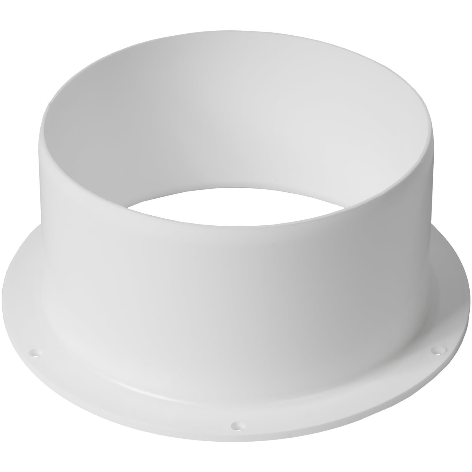 Repa Market 5" Inch / 125 mm Dryer Vent Hose Connector - Straight Plastic Pipe PVC Pipe Collar for Heating Cooling Ventilation System - Ducting Coupling Wall Plate - Assembly Joint Adapter